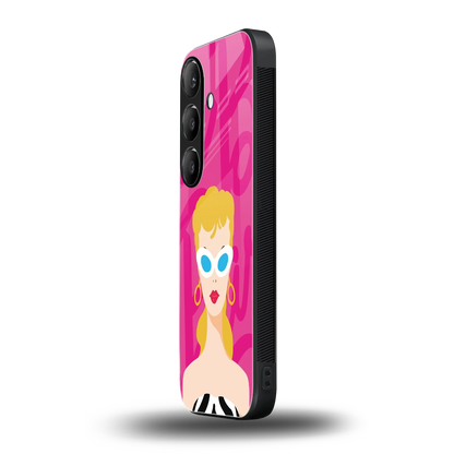 Pookie samsung galaxy s24 fe mobile cover | shockproof glass phone case