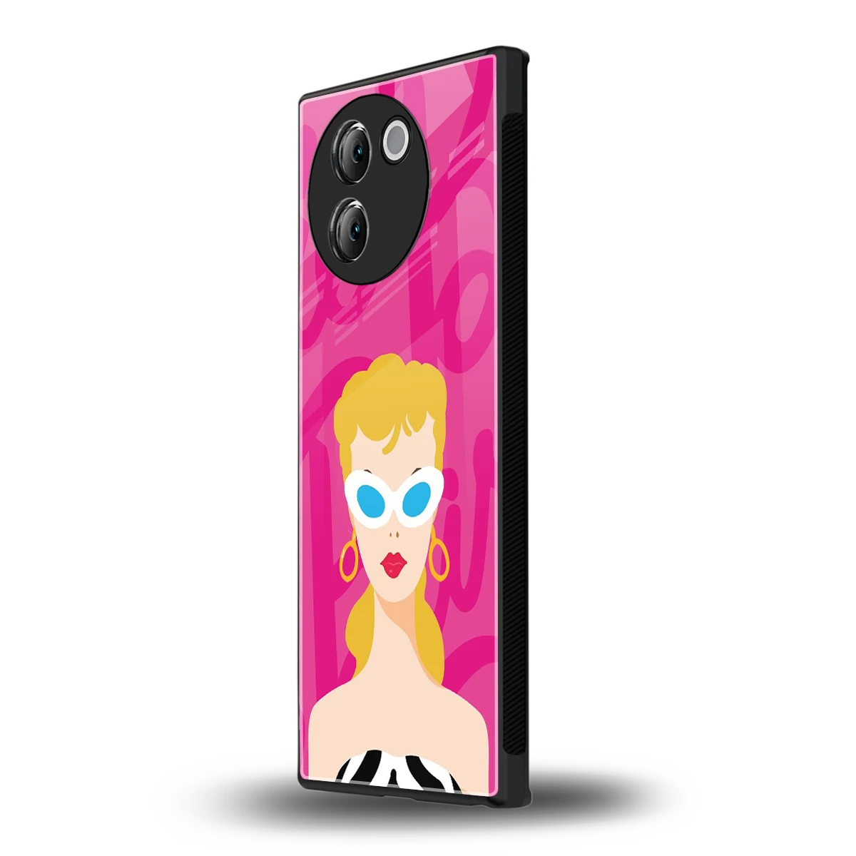 Pookie vivo v30e mobile cover | shockproof glass phone case