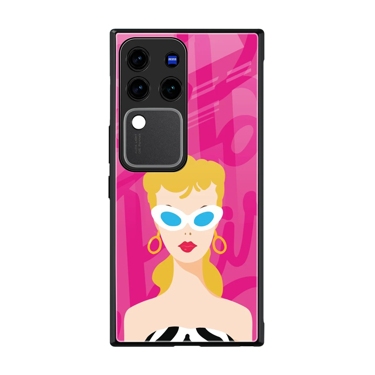 Pookie back phone cover | glass case forvivo v30 pro