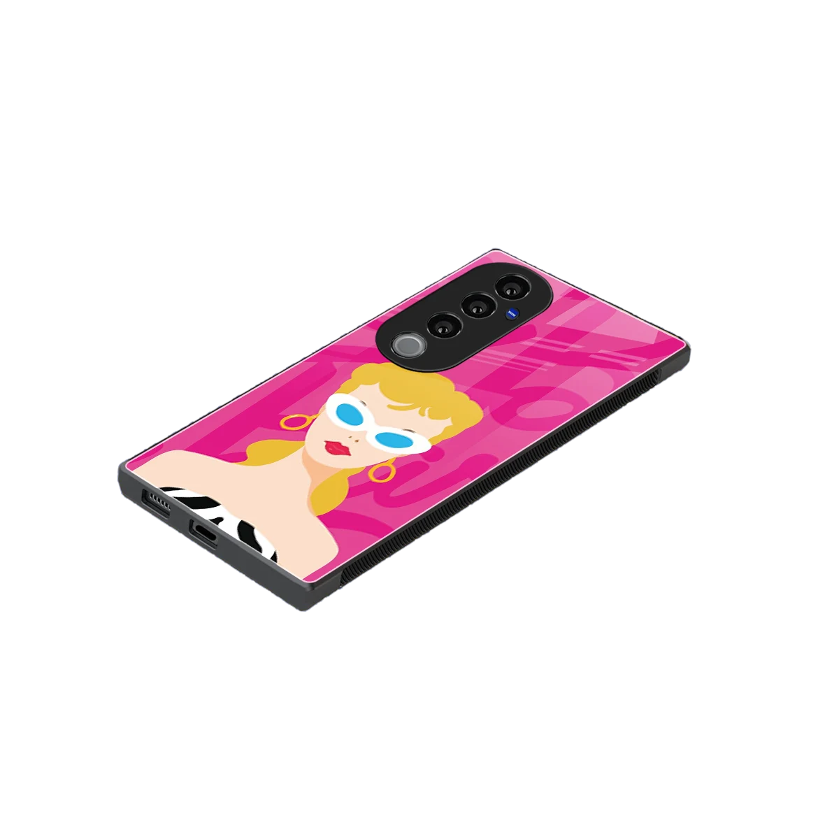Pookie stylish phone case for vivo v40 pro | glossy glass and slim fit