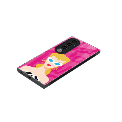 Pookie stylish phone case for vivo v40 pro | glossy glass and slim fit