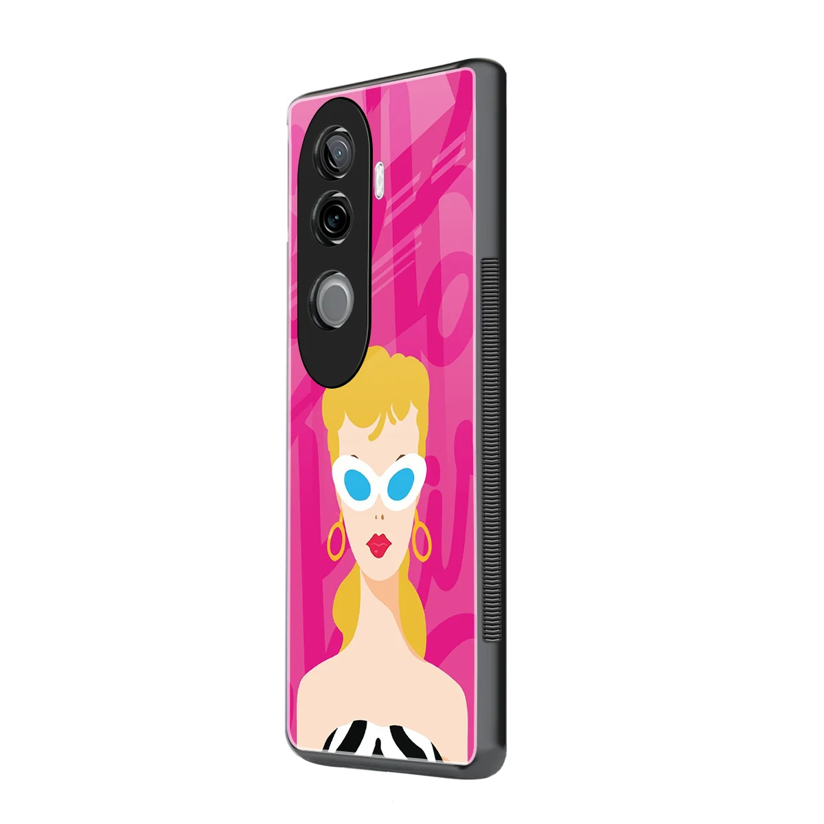 Pookie vivo v40e mobile cover | shockproof glass phone case