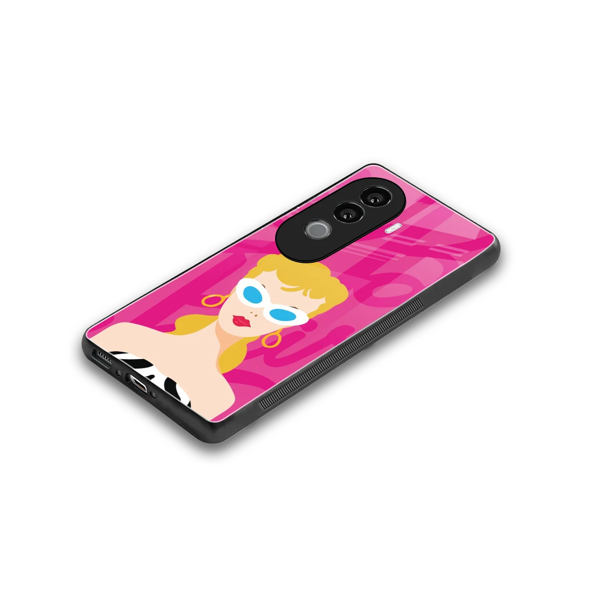 Pookie stylish phone case for vivo v40e | glossy glass and slim fit