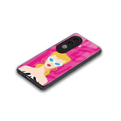 Pookie stylish phone case for vivo v40e | glossy glass and slim fit