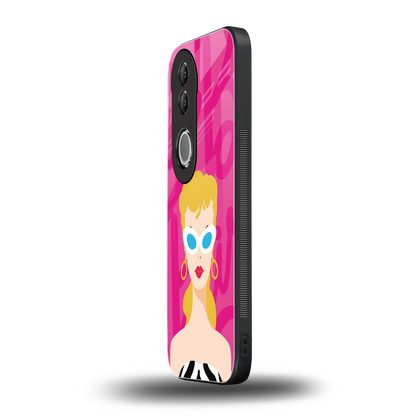 Pookie vivo v50 mobile cover | shockproof glass phone case