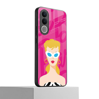 Pookie vivo v70 fe mobile cover | shockproof glass phone case