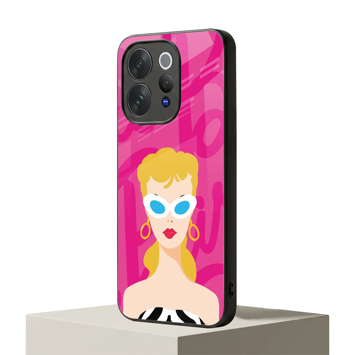 Pookie vivo v70 mobile cover | shockproof glass phone case