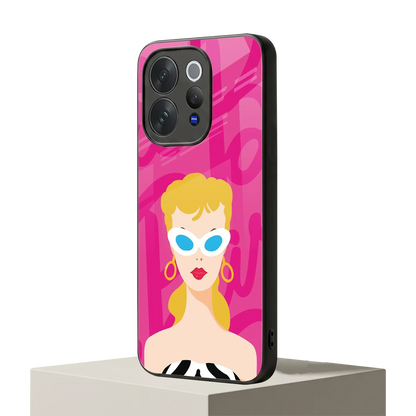 Pookie vivo v70 mobile cover | shockproof glass phone case