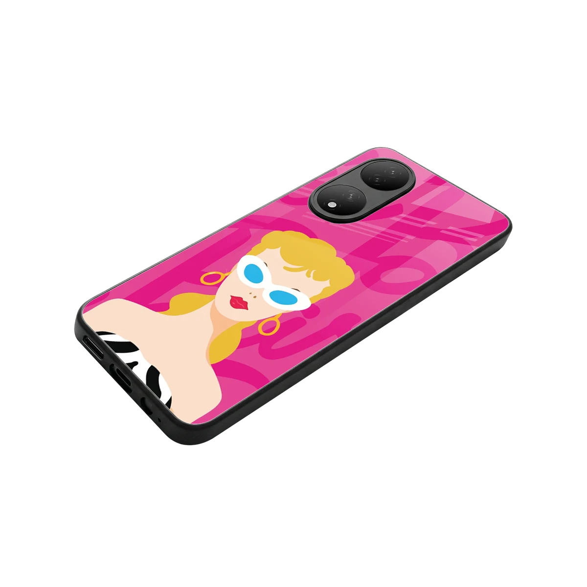 Pookie stylish phone case for Vivo-y100 | glossy glass and slim fit
