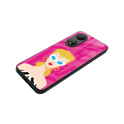 Pookie stylish phone case for Vivo-y100 | glossy glass and slim fit