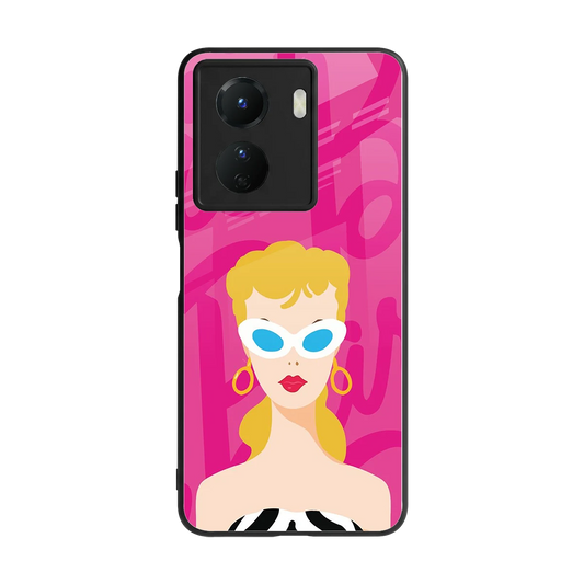Pookie back phone cover | glass case for vivo y16