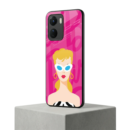 Pookie vivo y16 mobile cover | shockproof glass phone case