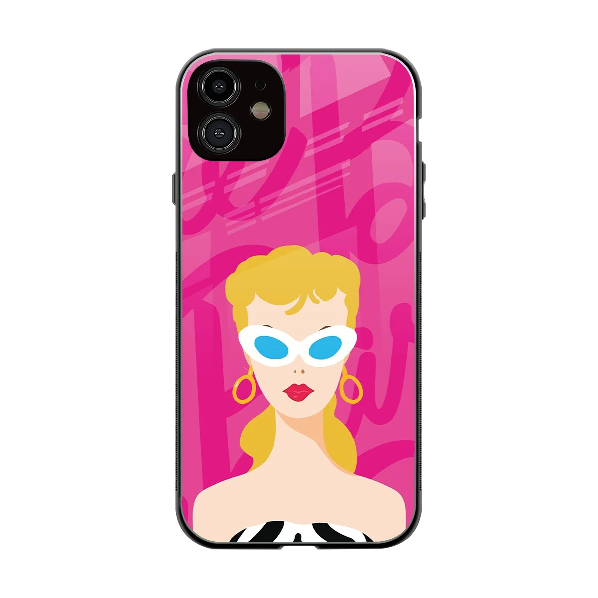 Pookie back phone cover | glass case for iphone 12