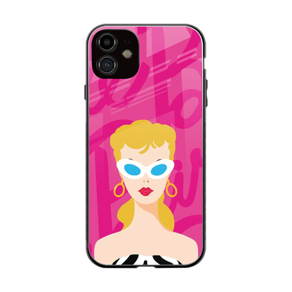 Pookie back phone cover | glass case for iphone 12