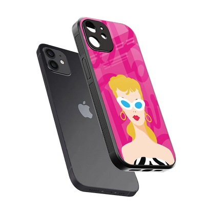 Pookie sleek iphone 12 cover with tempered glass back and TPU edges