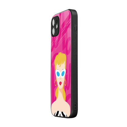 Pookie iphone 12 mobile cover | shockproof glass phone case