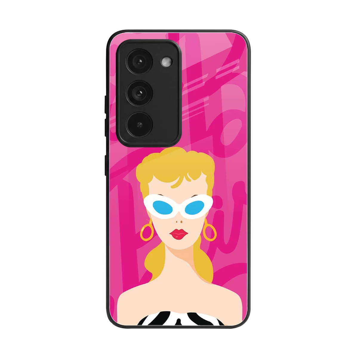 Pookie back phone cover | glass case for redmi 15 5g