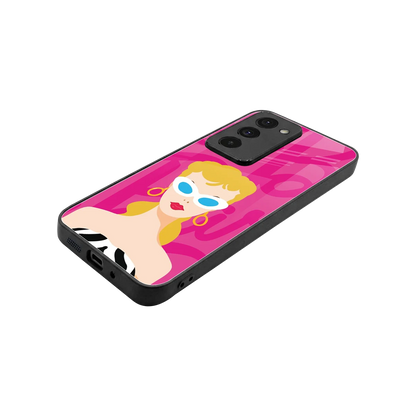 Pookie stylish phone case for redmi 15 5g | glossy glass and slim fit