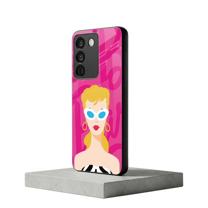 Pookie vivo y200 5g mobile cover | shockproof glass phone case