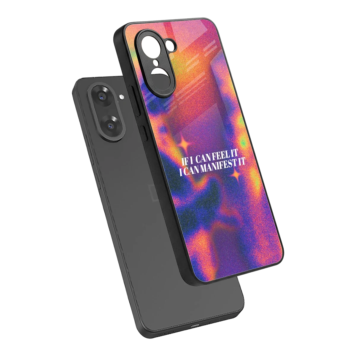 Power Within sleek oneplus nord ce5 5g cover with tempered glass back and TPU edges