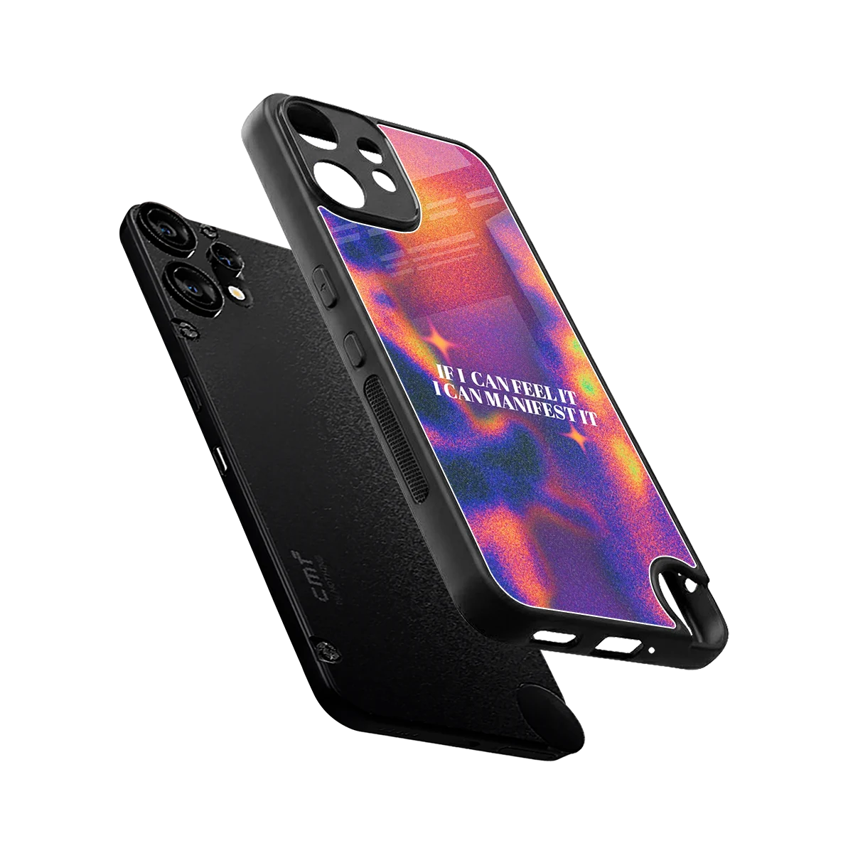 Power Within sleek cmf nothing phone 2 pro cover with tempered glass back and TPU edges