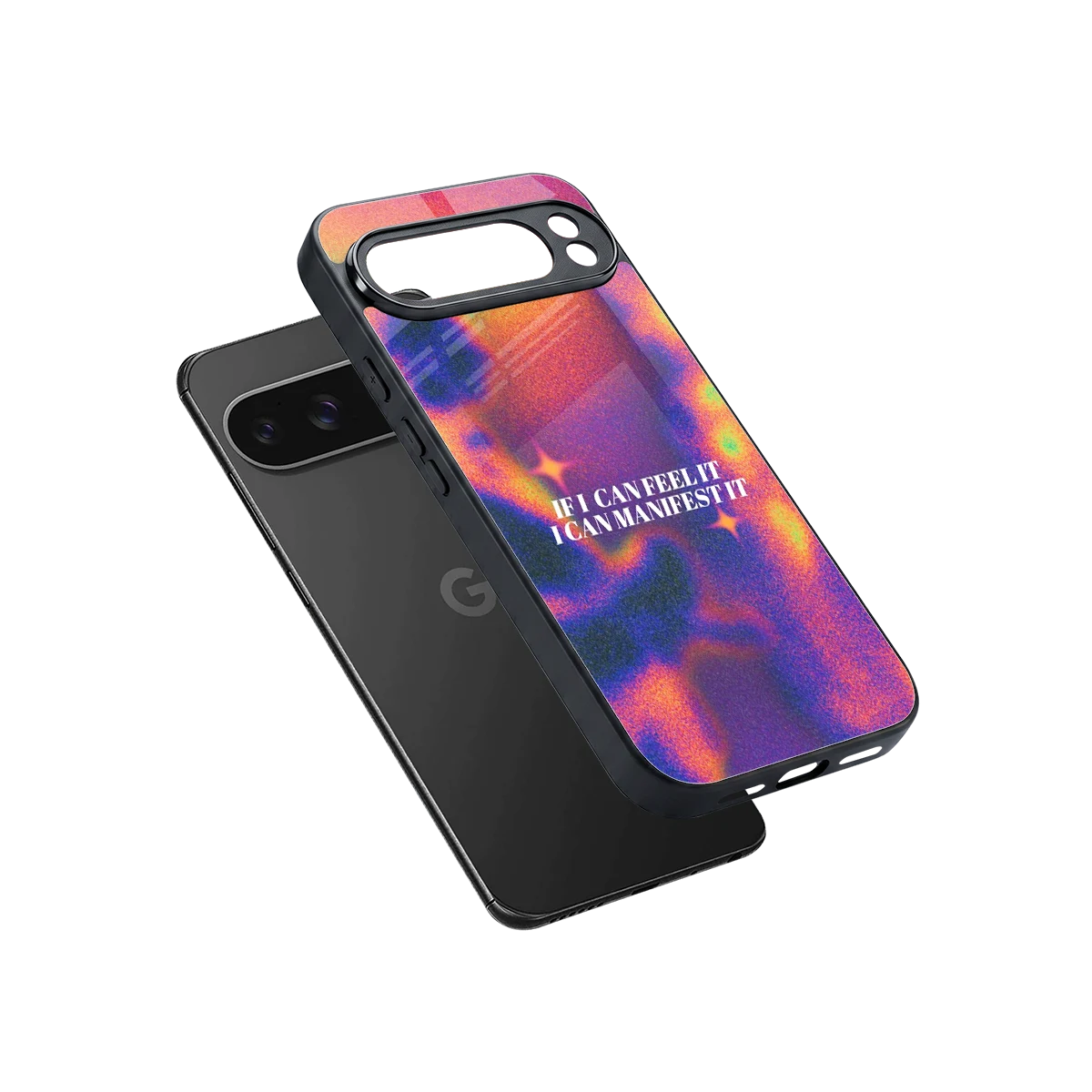 Power Within sleek google pixel 10 pro xl cover with tempered glass back and TPU edges