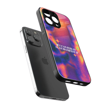 Power Within sleek iphone 15 pro cover with tempered glass back and TPU edges