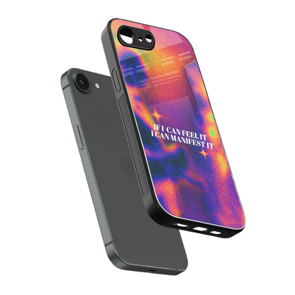Power Within sleek iphone 17e cover with tempered glass back and TPU edges