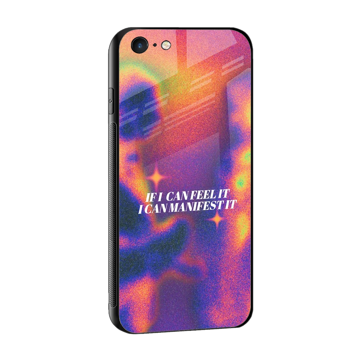 Power Within sleek iphone 6s plus cover with tempered glass back and TPU edges