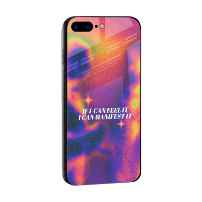 Power Within sleek iphone 8 plus cover with tempered glass back and TPU edges