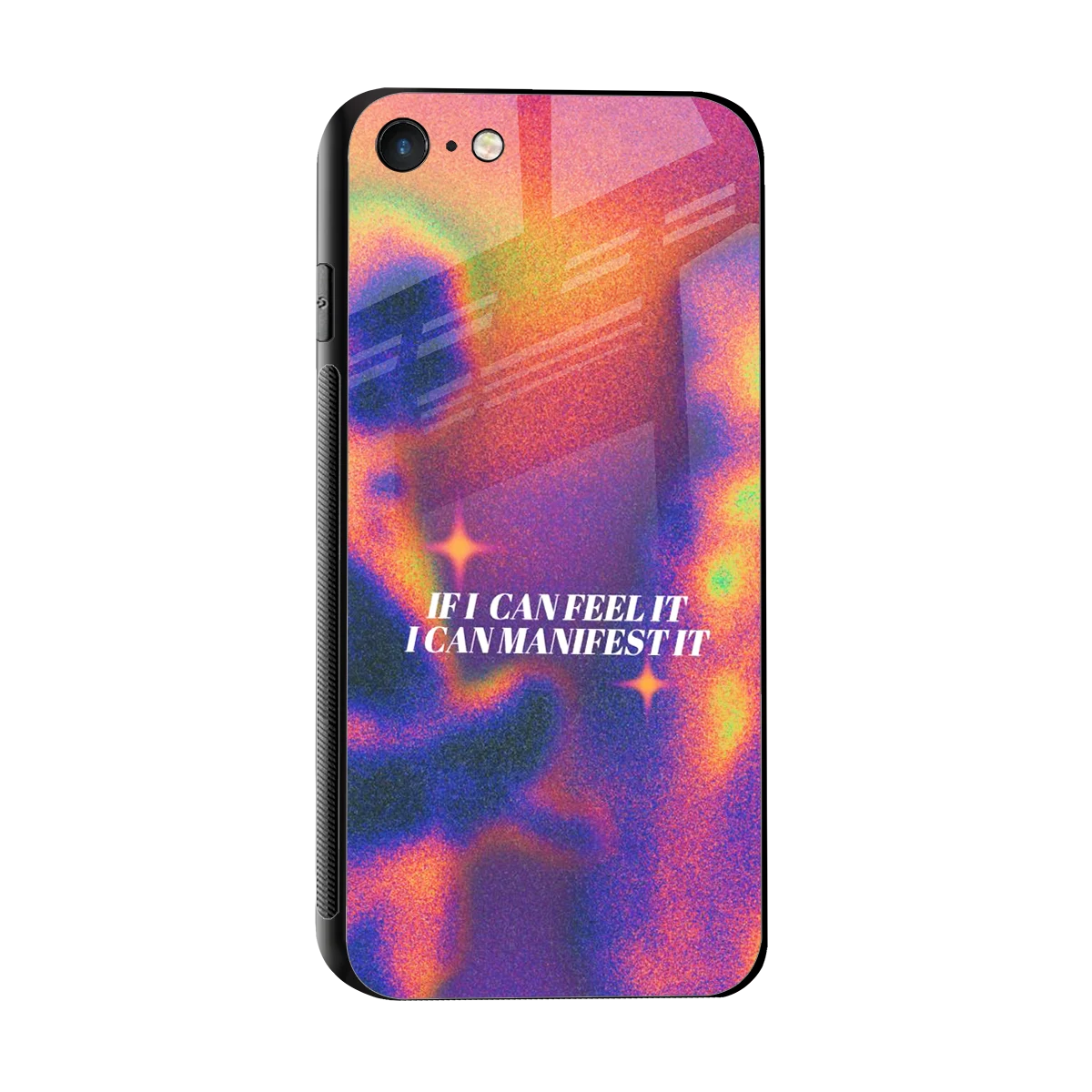 Power Within sleek iphone 7 cover with tempered glass back and TPU edges