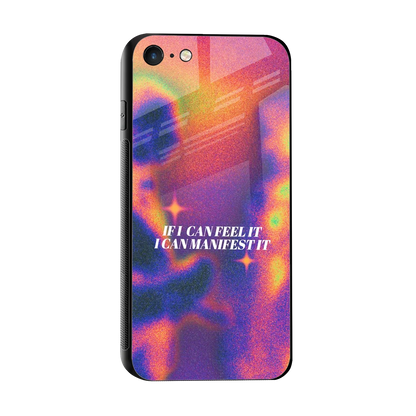 Power Within sleek iphone 7 cover with tempered glass back and TPU edges