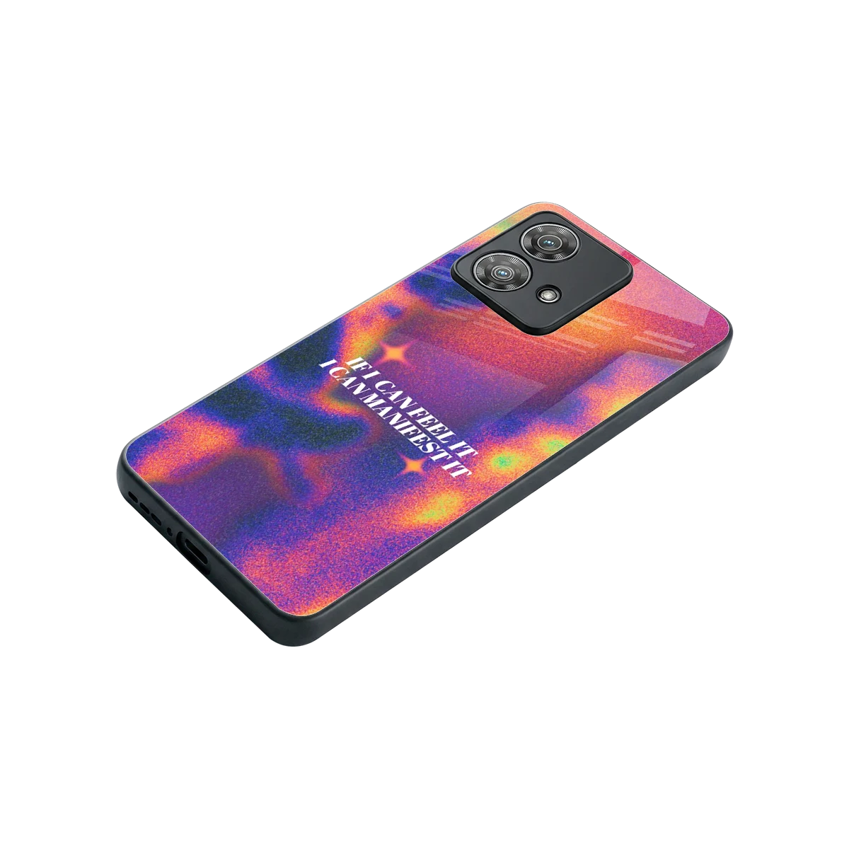 Power Within stylish phone case for motorola edge 40 neo 5g | glossy glass and slim fit