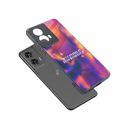 Power Within sleek motorola edge 50 fusion cover with tempered glass back and TPU edges