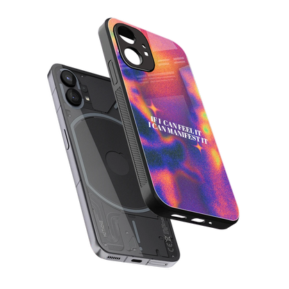 Power Within sleek nothing phone 1 cover with tempered glass back and TPU edges