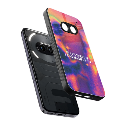 Power Within sleek nothing phone 2a cover with tempered glass back and TPU edges