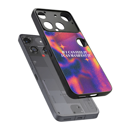 Power Within sleek nothing phone 3 cover with tempered glass back and TPU edges