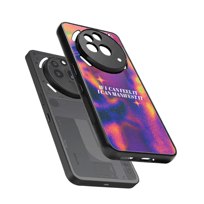 Power Within sleek nothing phone 3a pro cover with tempered glass back and TPU edges