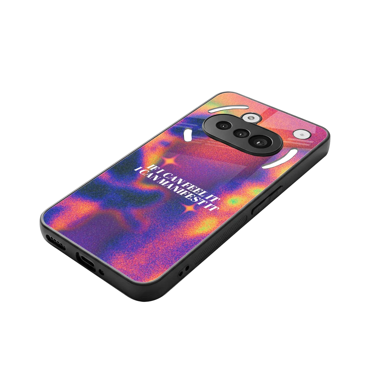 Power Within stylish phone case for nothing phone 3a | glossy glass and slim fit