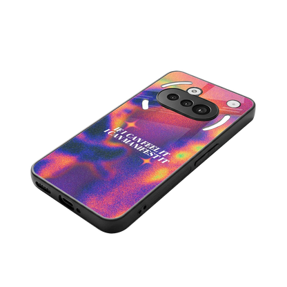 Power Within stylish phone case for nothing phone 3a | glossy glass and slim fit