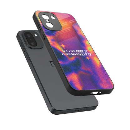 Power Within sleek oneplus 15r cover with tempered glass back and TPU edges