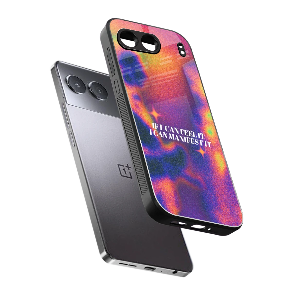 Power Within sleek oneplus nord 4 cover with tempered glass back and TPU edges