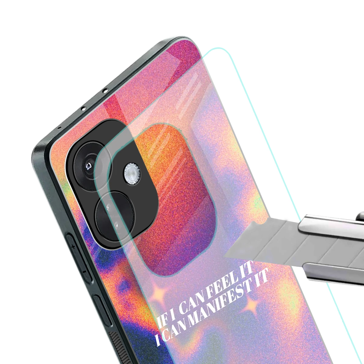 Power Within stylish phone case for oneplus nord ce 3 | glossy glass and slim fit