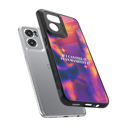 Power Within sleek oneplus nord ce 2 cover with tempered glass back and TPU edges