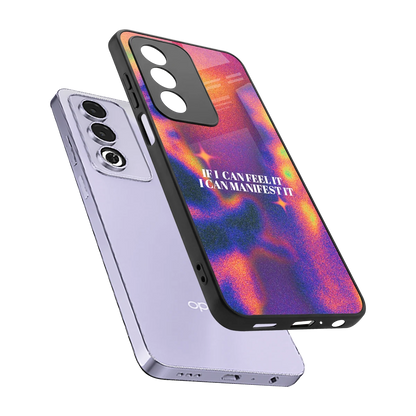 Power Within sleek oppo a3 pro cover with tempered glass back and TPU edges