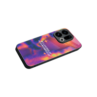 Power Within stylish phone case for oppo find x9 | glossy glass and slim fit
