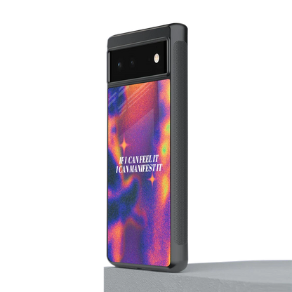 Power Within stylish phone case for google pixel 6a | glossy glass and slim fit