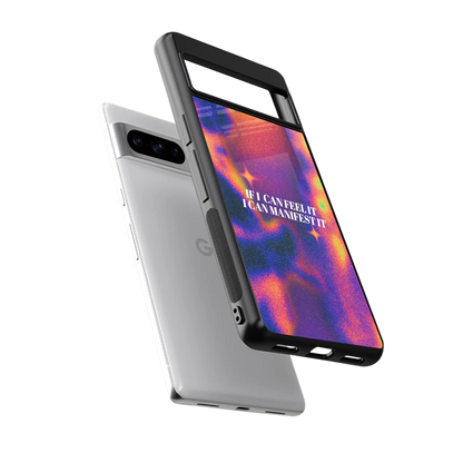 Power Within sleek google pixel 8 pro cover with tempered glass back and TPU edges