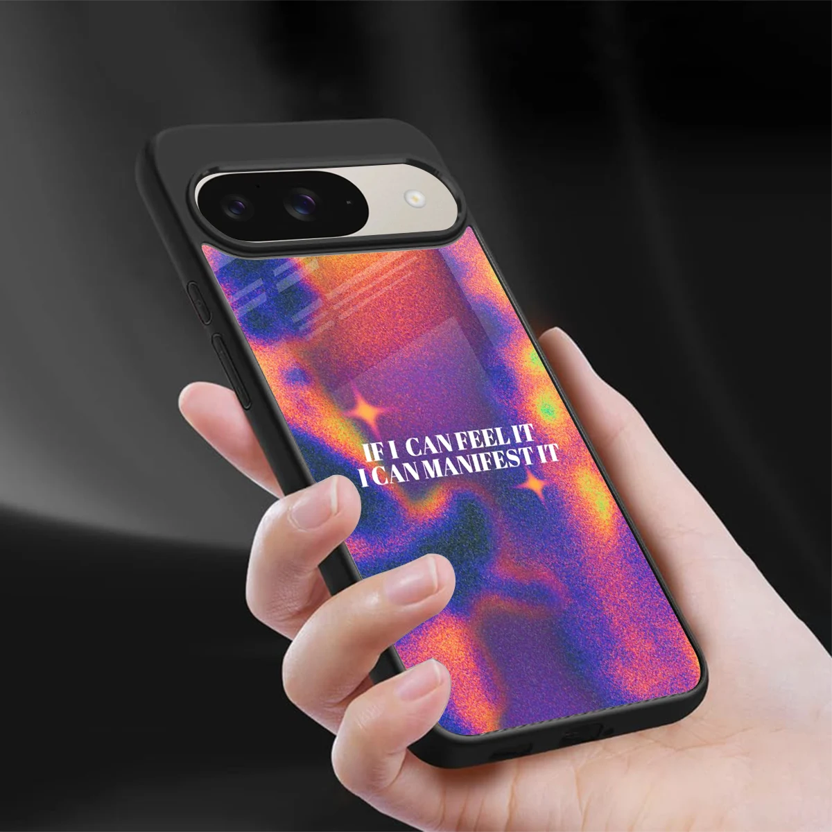 Power Within sleek google pixel 9 cover with tempered glass back and TPU edges