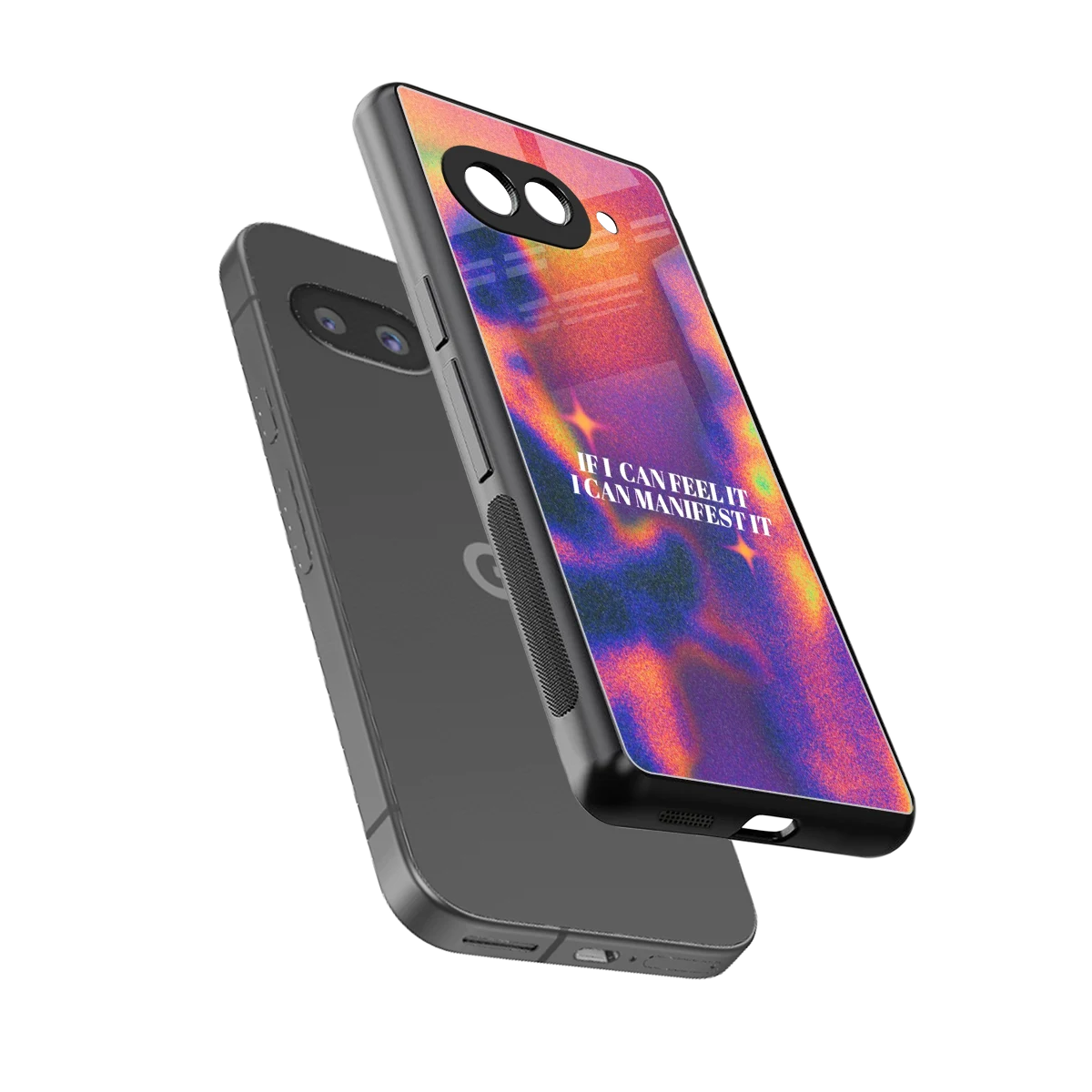 Power Within sleek google pixel 10a cover with tempered glass back and TPU edges